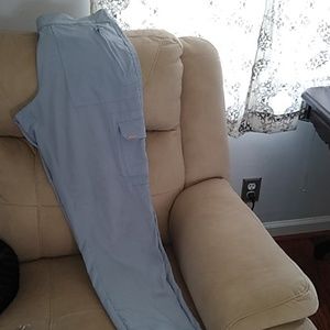 Lauderdale silky powder blue scrub pants